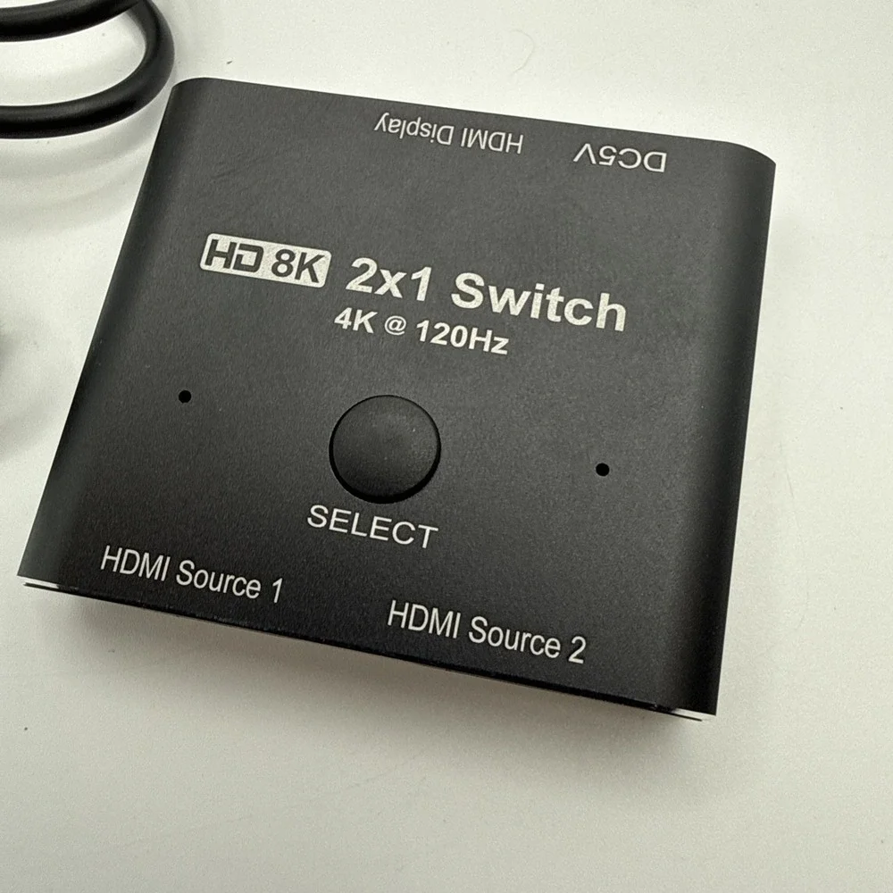 HDMI‎ HD 8K 2X1 Switch with cord 4K 120Hz